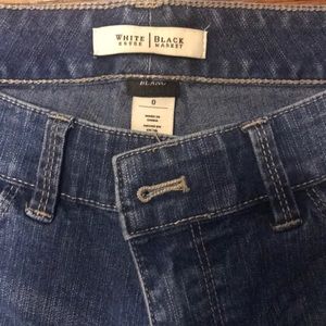WHBM Medium Blue, Boot Cut Blue Jean. Size 0 R